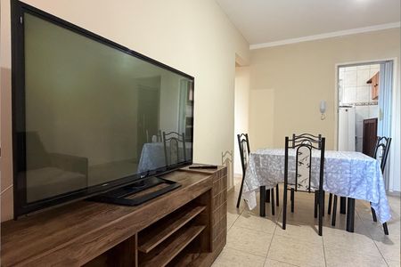 Sala de apartamento para alugar com 1 quarto, 48m² em Aparecida, Santos
