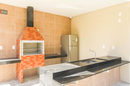 Área comum - Churrasqueira de apartamento para alugar com 2 quartos, 47m² em Fátima, Canoas