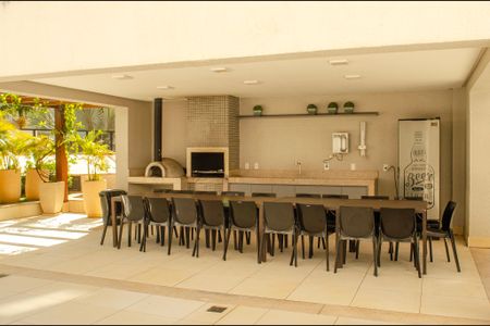 Área comum - Churrasqueira de apartamento para alugar com 3 quartos, 105m² em Alphaville Araguaia, Goiânia