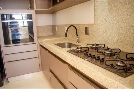 Cozinha de apartamento para alugar com 3 quartos, 105m² em Alphaville Araguaia, Goiânia