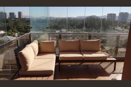 Varanda de apartamento para alugar com 1 quarto, 65m² em Barra da Tijuca, Rio de Janeiro