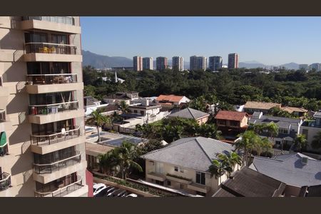Vista da varanda de apartamento para alugar com 1 quarto, 65m² em Barra da Tijuca, Rio de Janeiro
