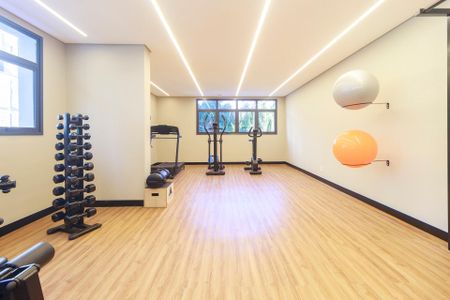 Apartamento para alugar com 34m², 1 quarto e sem vagaAcademia