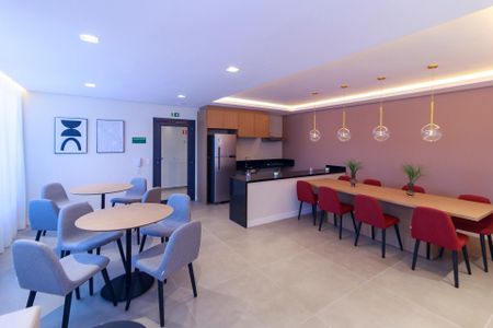 Apartamento para alugar com 34m², 1 quarto e sem vagaSalão de Festas