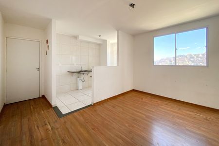 Sala de apartamento para alugar com 2 quartos, 46m² em Maria da Conceicao, Contagem