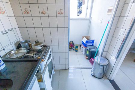 cozinha de apartamento à venda com 2 quartos, 48m² em Santa Amelia, Belo Horizonte