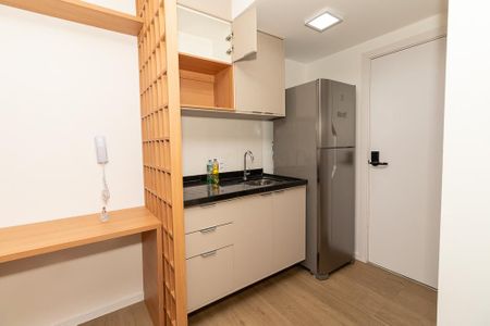 Studio para alugar com 25m², 1 quarto e sem vaga Studio para alugar com 25m², 1 quarto e sem vagaCozinha