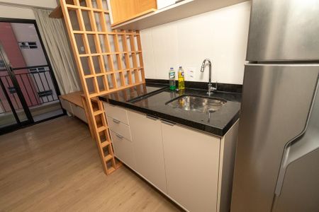Studio para alugar com 25m², 1 quarto e sem vaga Studio para alugar com 25m², 1 quarto e sem vagaCozinha