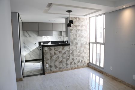 Sala de apartamento para alugar com 2 quartos, 40m² em Califórnia, Contagem