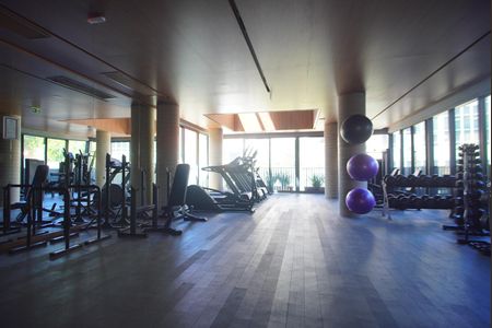 Área Comum - Academia de kitnet/studio para alugar com 1 quarto, 69m² em Auxiliadora, Porto Alegre