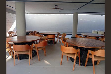 Área comum - Churrasqueira de kitnet/studio para alugar com 1 quarto, 42m² em Barra da Tijuca, Rio de Janeiro