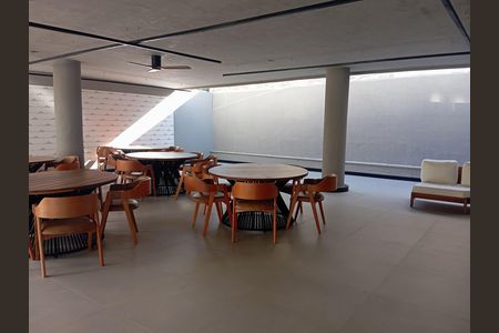 Área comum - Churrasqueira de kitnet/studio para alugar com 1 quarto, 42m² em Barra da Tijuca, Rio de Janeiro
