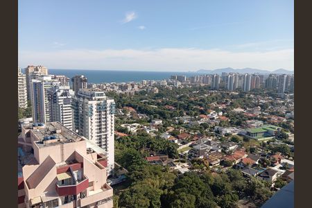 vista da sacada de kitnet/studio para alugar com 1 quarto, 42m² em Barra da Tijuca, Rio de Janeiro