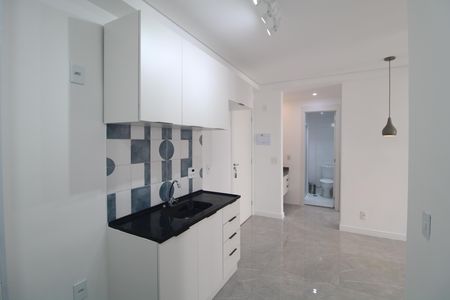 Cozinha de apartamento para alugar com 2 quartos, 37m² em Vila Isa, São Paulo