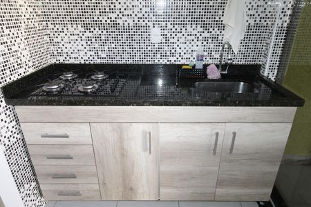 Cozinha de casa para alugar com 1 quarto, 45m² em Bosque dos Eucaliptos, São José dos Campos