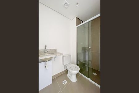 Studio para alugar com 25m², 1 quarto e sem vaga Studio para alugar com 25m², 1 quarto e sem vagaBanheiro