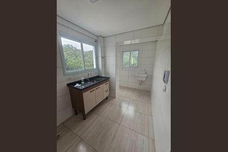 Cozinha de apartamento para alugar com 1 quarto, 50m² em Centro, Praia Grande
