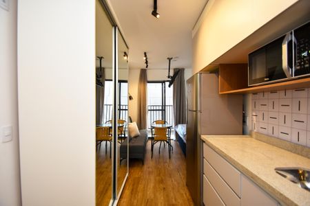 Studio para alugar com 37m², 1 quarto e sem vaga Studio para alugar com 37m², 1 quarto e sem vagacozinha