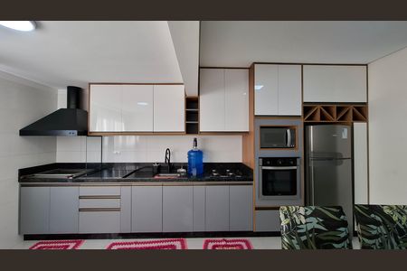Espaço Gourmet de casa para alugar com 3 quartos, 130m² em Vila Camilópolis, Santo André