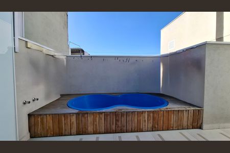 Piscina de casa para alugar com 3 quartos, 130m² em Vila Camilópolis, Santo André