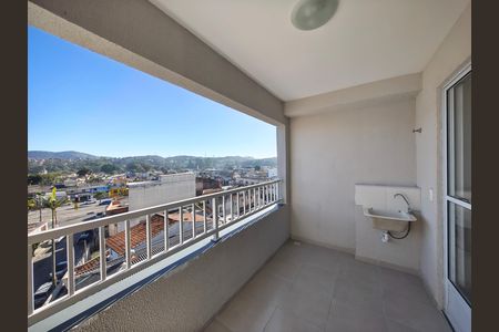 Varanda da Sala de apartamento para alugar com 2 quartos, 35m² em Vila Nilo, São Paulo