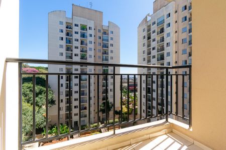 Varanda da Sala de apartamento para alugar com 2 quartos, 49m² em Jardim Três Marias, São Paulo
