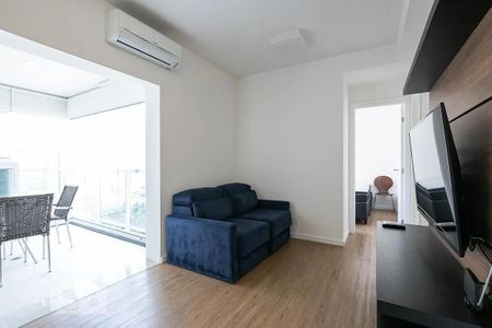 Sala de apartamento para alugar com 1 quarto, 44m² em Vila Olímpia, São Paulo