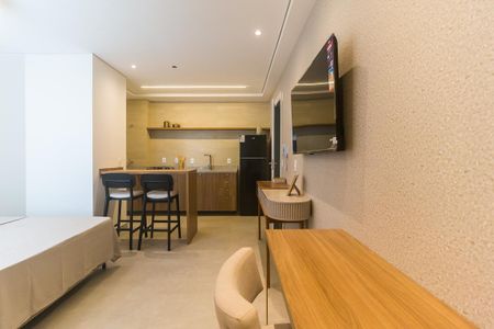 Studio para alugar com 30m², 1 quarto e 1 vaga Studio para alugar com 30m², 1 quarto e 1 vagaQuarto