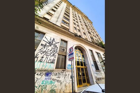 Fachada do Prédio  de kitnet/studio para alugar com 1 quarto, 31m² em Centro Histórico de São Paulo, São Paulo