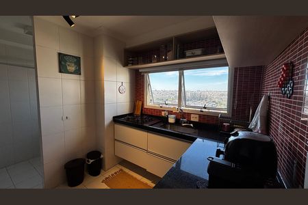 Cozinha de apartamento à venda com 3 quartos, 89m² em Campestre, Santo André