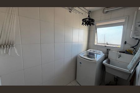 Área de Serviço de apartamento à venda com 3 quartos, 89m² em Campestre, Santo André