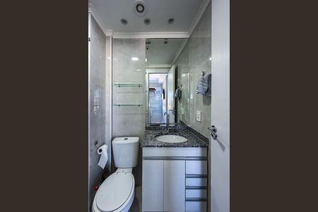 Banheiro da Suíte de apartamento para alugar com 1 quarto, 32m² em Belenzinho, São Paulo
