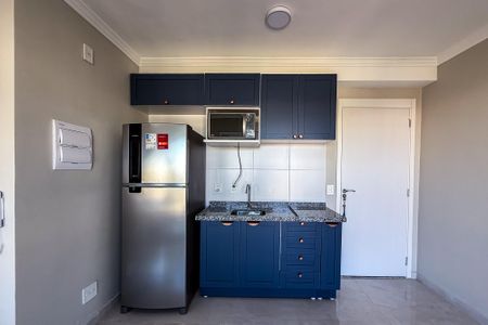 Cozinha de apartamento para alugar com 1 quarto, 32m² em Belenzinho, São Paulo
