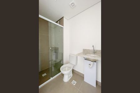 Studio para alugar com 25m², 1 quarto e sem vaga Studio para alugar com 25m², 1 quarto e sem vagaBanheiro