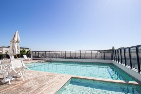 Área comum - Piscina de apartamento para alugar com 1 quarto, 33m² em Irajá, Rio de Janeiro