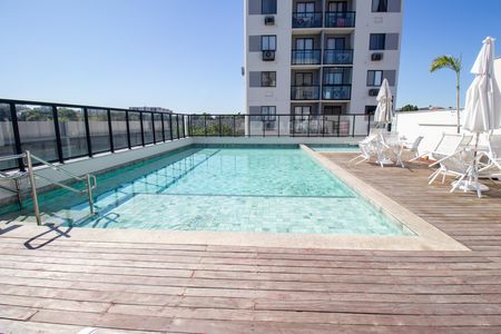 Área comum - Piscina de apartamento para alugar com 1 quarto, 33m² em Irajá, Rio de Janeiro