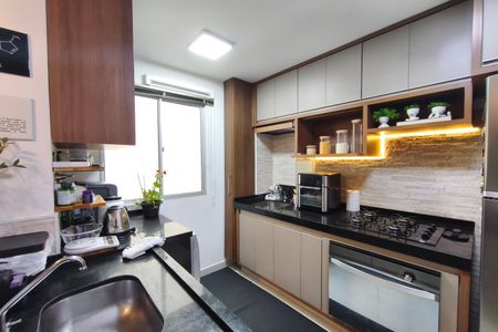Cozinha de apartamento para alugar com 2 quartos, 44m² em Parque das Cachoeiras, Campinas