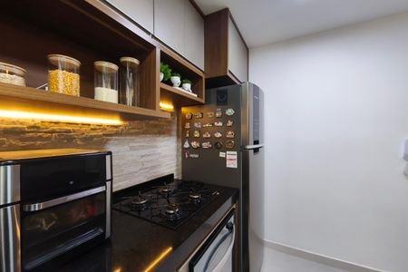 Cozinha de apartamento para alugar com 2 quartos, 44m² em Parque das Cachoeiras, Campinas