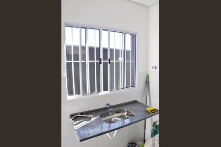 Detalhe - Sala e Cozinha de apartamento à venda com 1 quarto, 28m² em Vila Zat, São Paulo