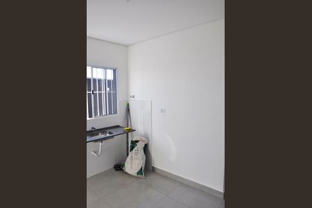 Detalhe - Sala e Cozinha de apartamento à venda com 1 quarto, 28m² em Vila Zat, São Paulo