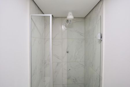 Banheiro de kitnet/studio para alugar com 1 quarto, 38m² em Mangabeiras, Belo Horizonte