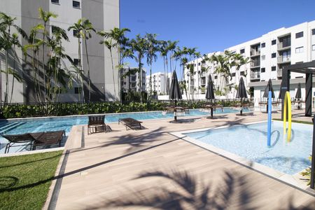 Área comum - Piscina de apartamento para alugar com 2 quartos, 46m² em Barra Olímpica, Rio de Janeiro