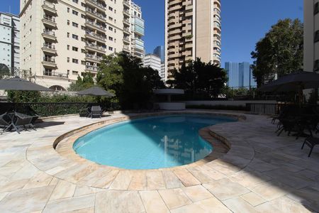 Área Comum - Piscina de apartamento para alugar com 3 quartos, 210m² em Moema, São Paulo