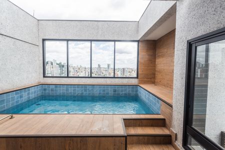 Área comum - Piscina de apartamento para alugar com 2 quartos, 129m² em Santa Efigênia, Belo Horizonte
