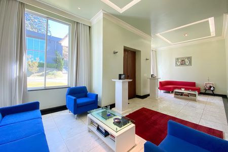 Sala de casa de condomínio à venda com 5 quartos, 357m² em Alphaville Nova Lima, Nova Lima
