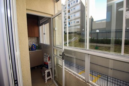 Varanda da Sala de apartamento à venda com 2 quartos, 55m² em Camaquã, Porto Alegre