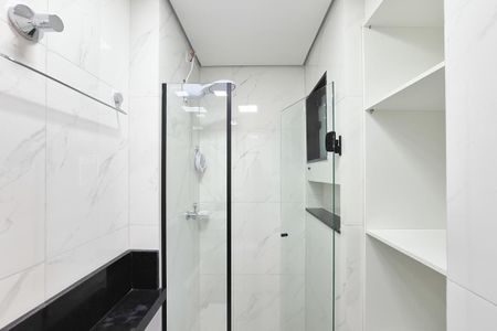 Banheiro Social de kitnet/studio à venda com 1 quarto, 38m² em Vila Margarida, São Bernardo do Campo