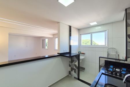 Cozinha e Área de Serviço de kitnet/studio à venda com 1 quarto, 38m² em Vila Margarida, São Bernardo do Campo