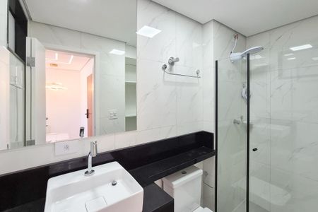 Banheiro Social de kitnet/studio à venda com 1 quarto, 38m² em Vila Margarida, São Bernardo do Campo