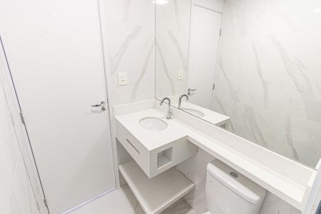 Banheiro de apartamento para alugar com 1 quarto, 26m² em Belenzinho, São Paulo